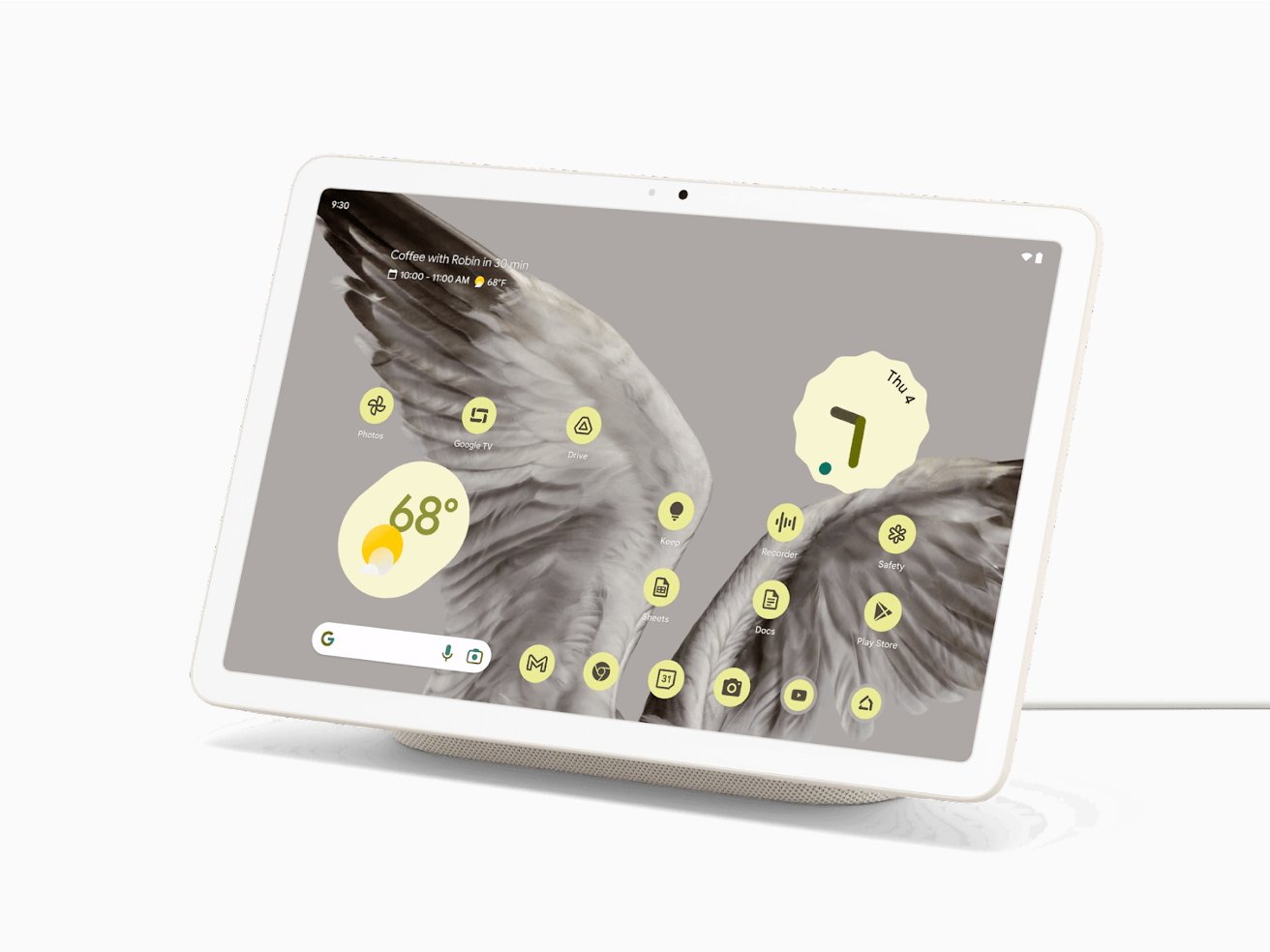 Google's Pixel Tablet shares some visual attributes with the iPad 10