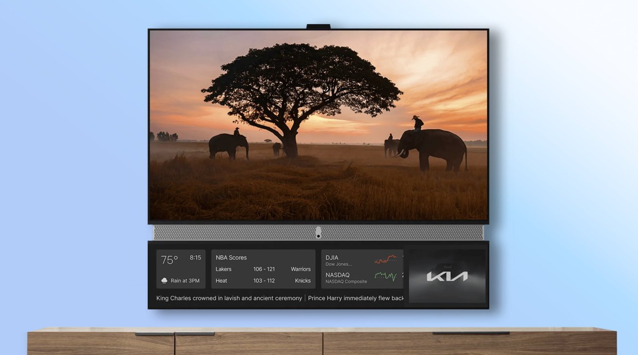 Telly's dual-screen smart TV