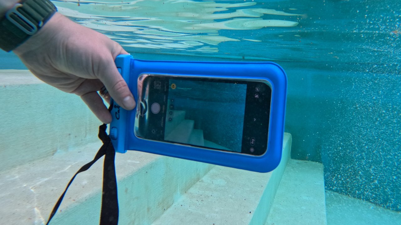 CaliCase allows you to take photos underwater up to 100 feet. 