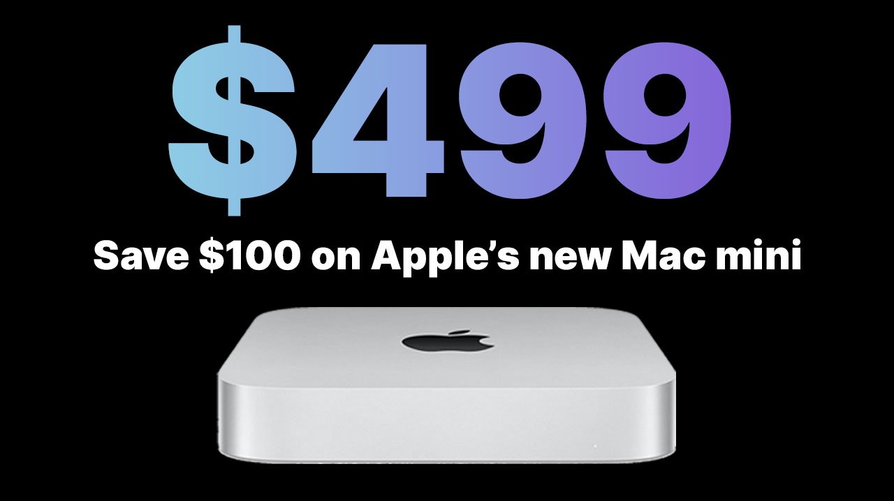 Apple's Mac Mini M2 falls back to $499