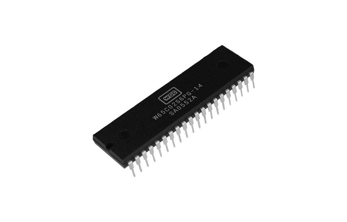 WDC's newer W65C02S6TPG-14 CPU, which can run at up to 14MHz and uses less power.