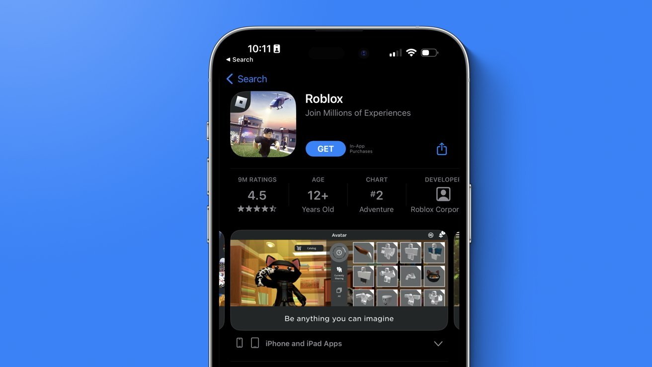 Roblox in the App Store