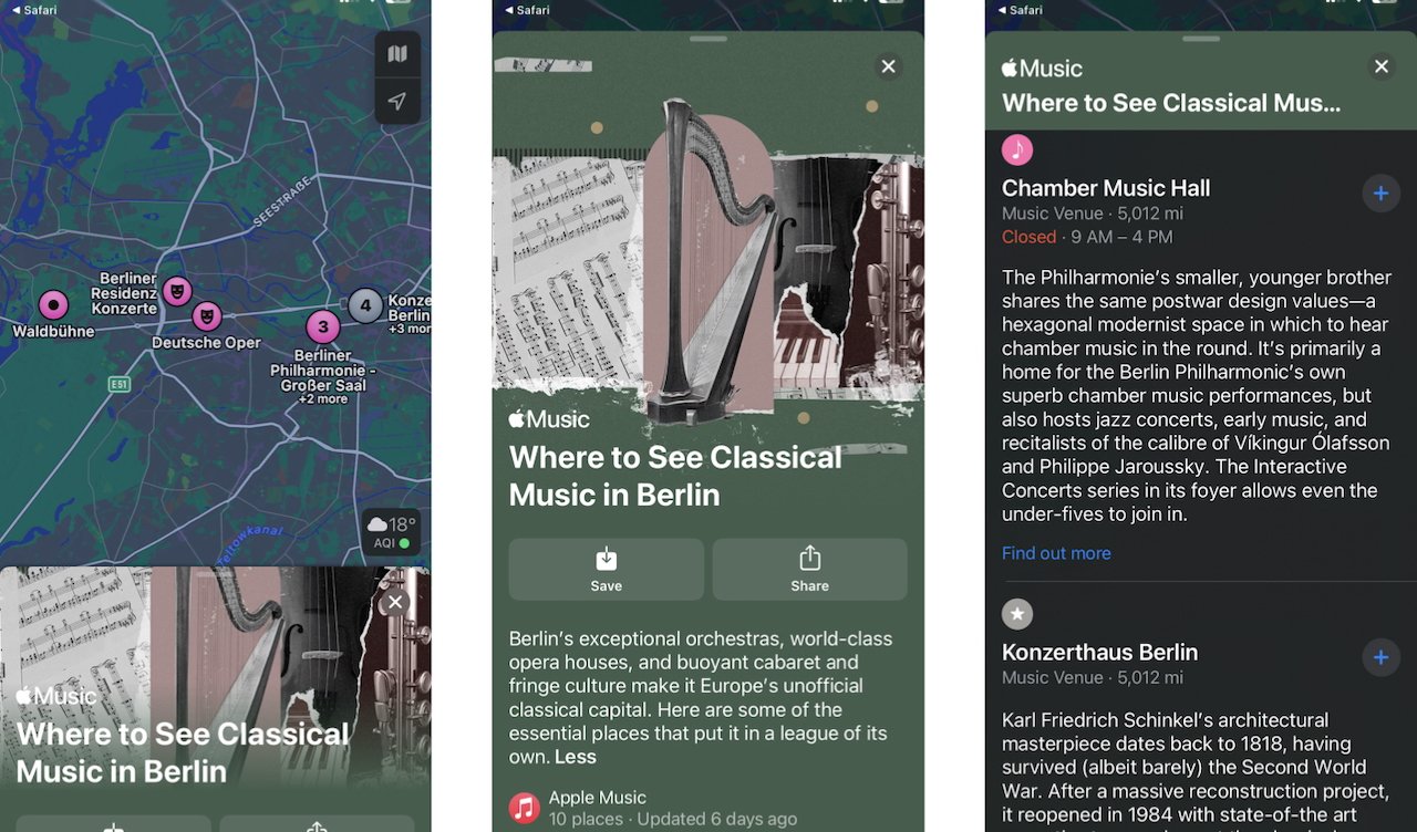 Music Guide for Berlin on iPhone