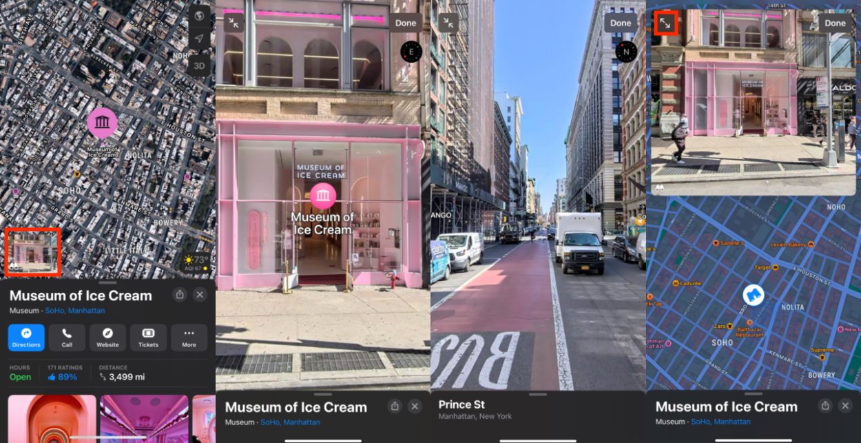 Look Around is Apple's answer to Google Street View.
