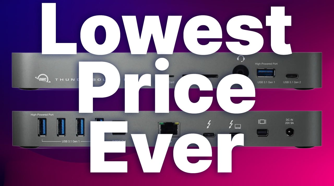 photo of Unlock the lowest price ever on OWC's 14-port Thunderbolt 3 dock image