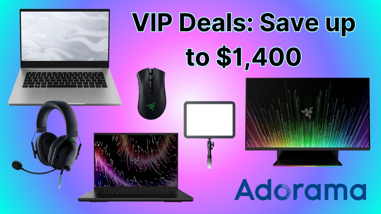 Save up to $1,400 & get VIP rewards on Razer laptops, Thunderbolt 4 dock, monitors & more