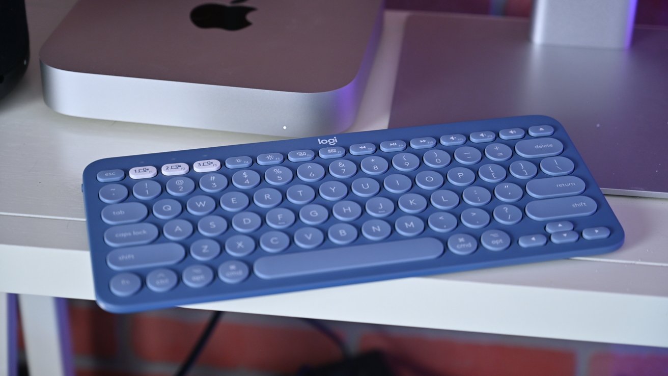 Pairing the Logitech K380 with our Mac mini