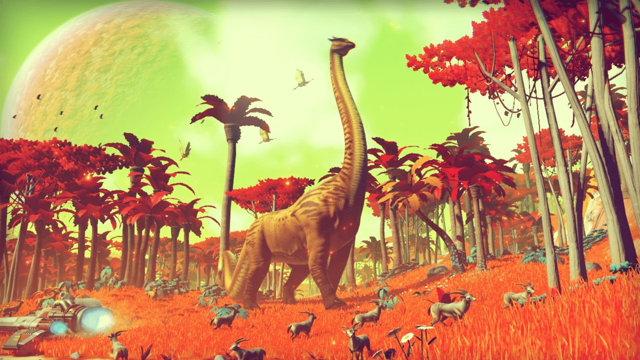 Procedurally generated worlds and animals await classification by the player