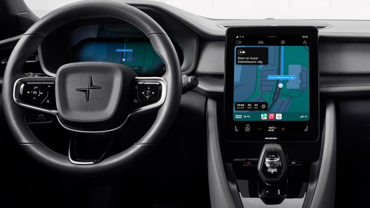 photo of Polestar cars now get full-screen Apple Maps on driver's display image
