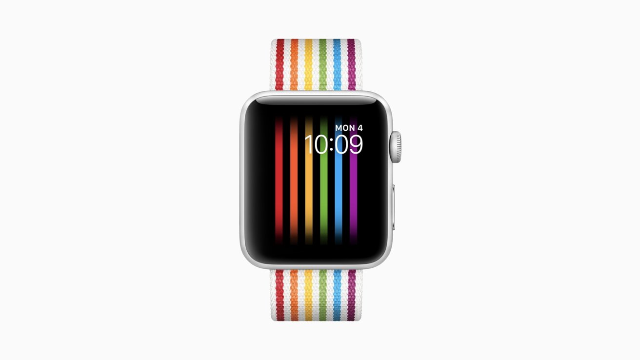 Apple Watch 2017 Pride watch face and band
