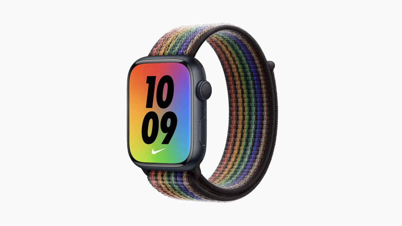2022 Apple Watch Nike Pride watch face and band