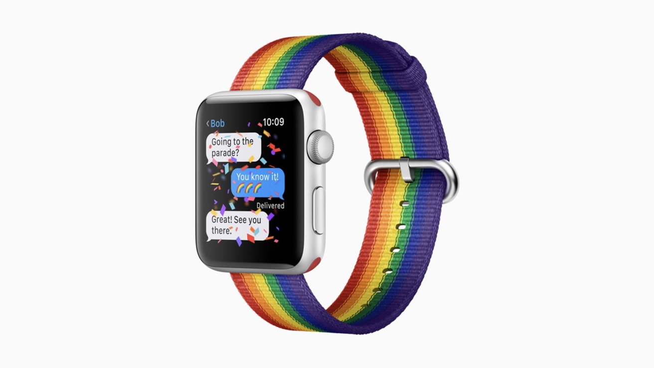 2017 Apple Watch Pride watch band