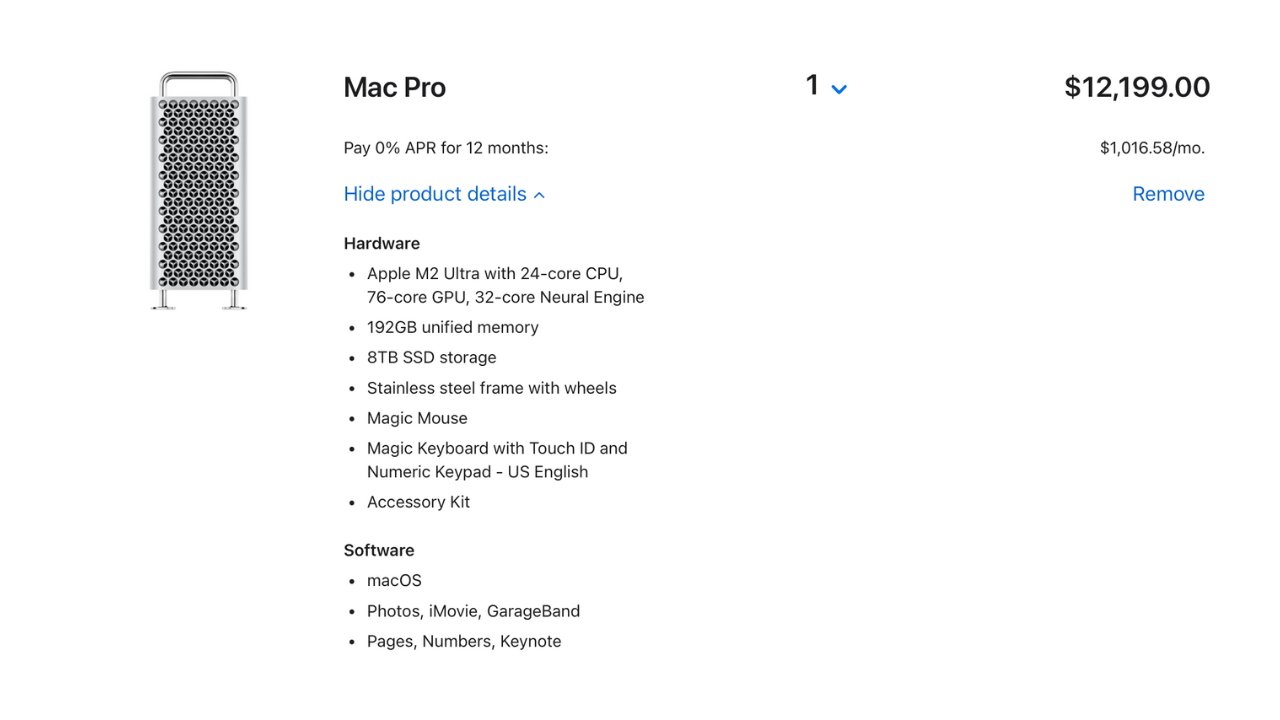 New Mac Pro maxed costs 25% what a maxed Intel Mac Pro cost