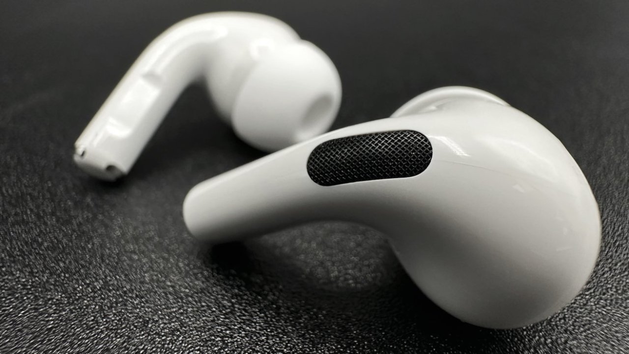 A close up of the AirPods Pro 2 