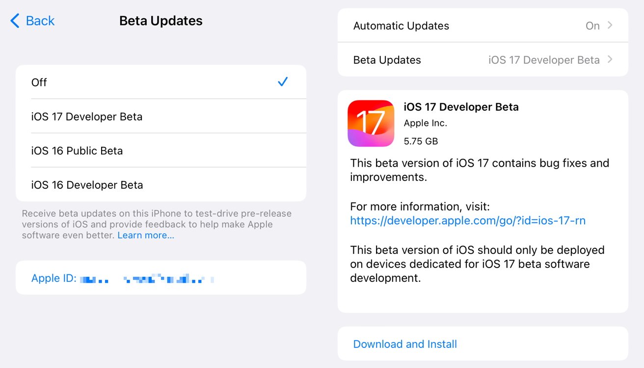 Apple's iOS 17 beta is available early, by accident