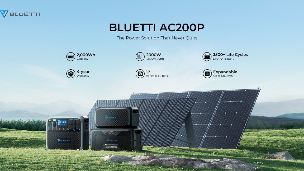 Check out BLUETTI's latest portable solar energy solutions