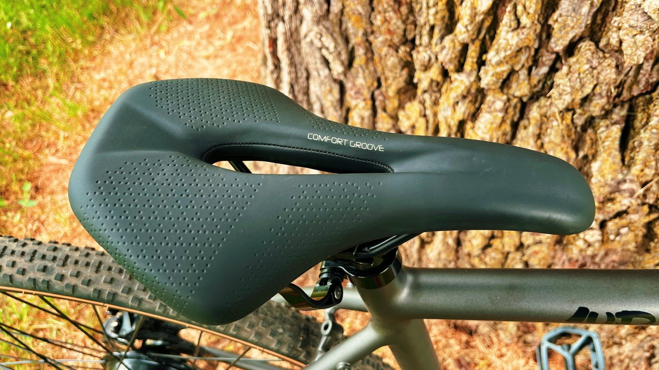 The included bike seat