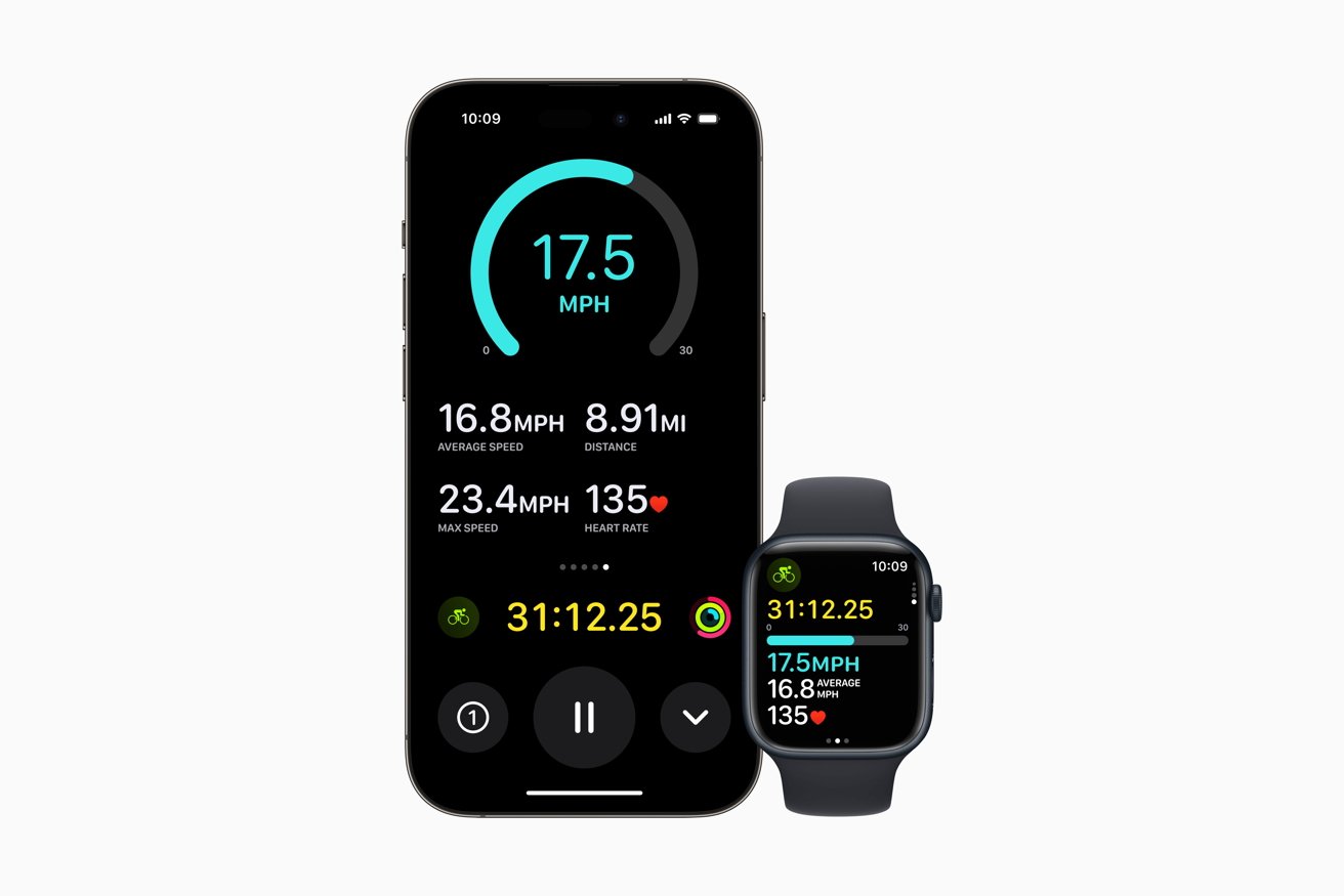 Cycling changes in watchOS 10