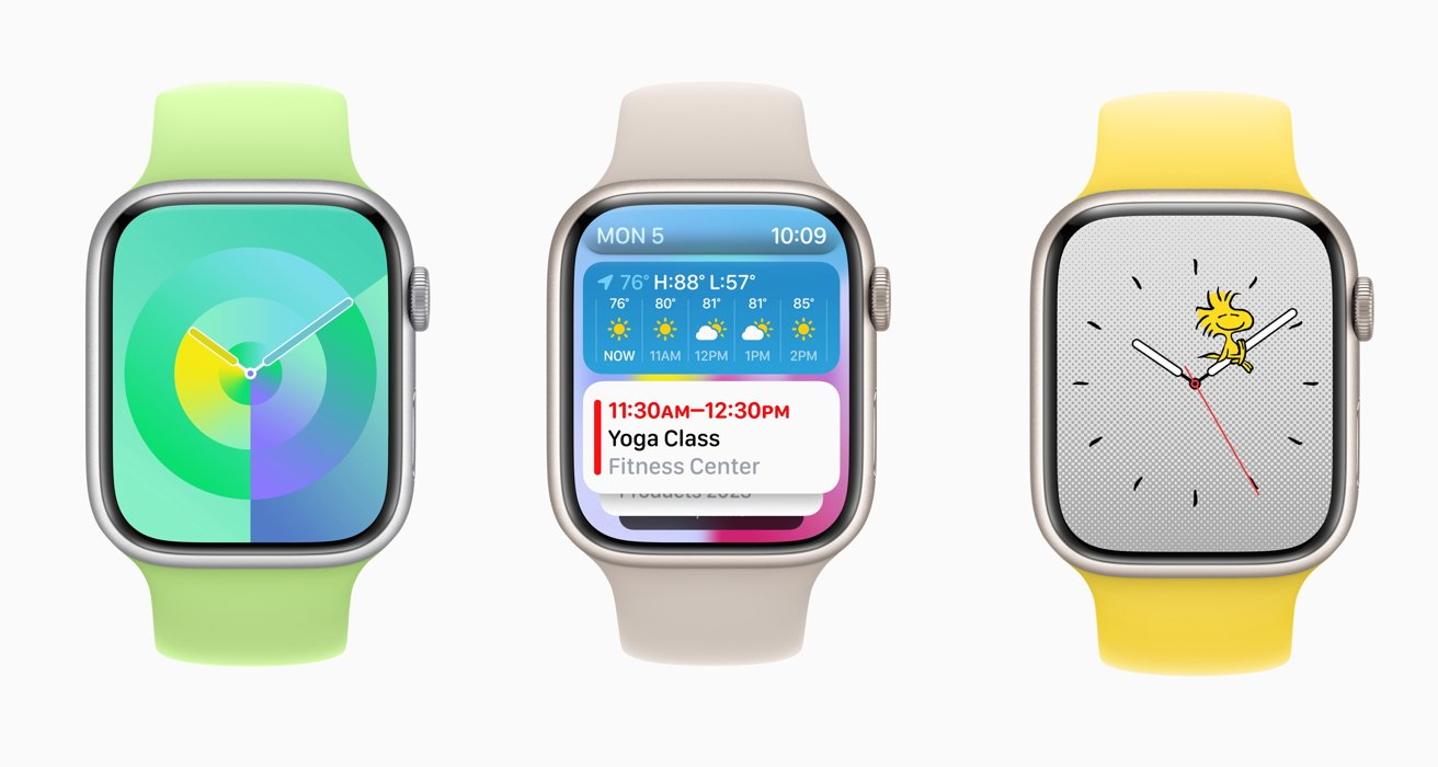 New watchOS 10 faces and widget Smart Stacks
