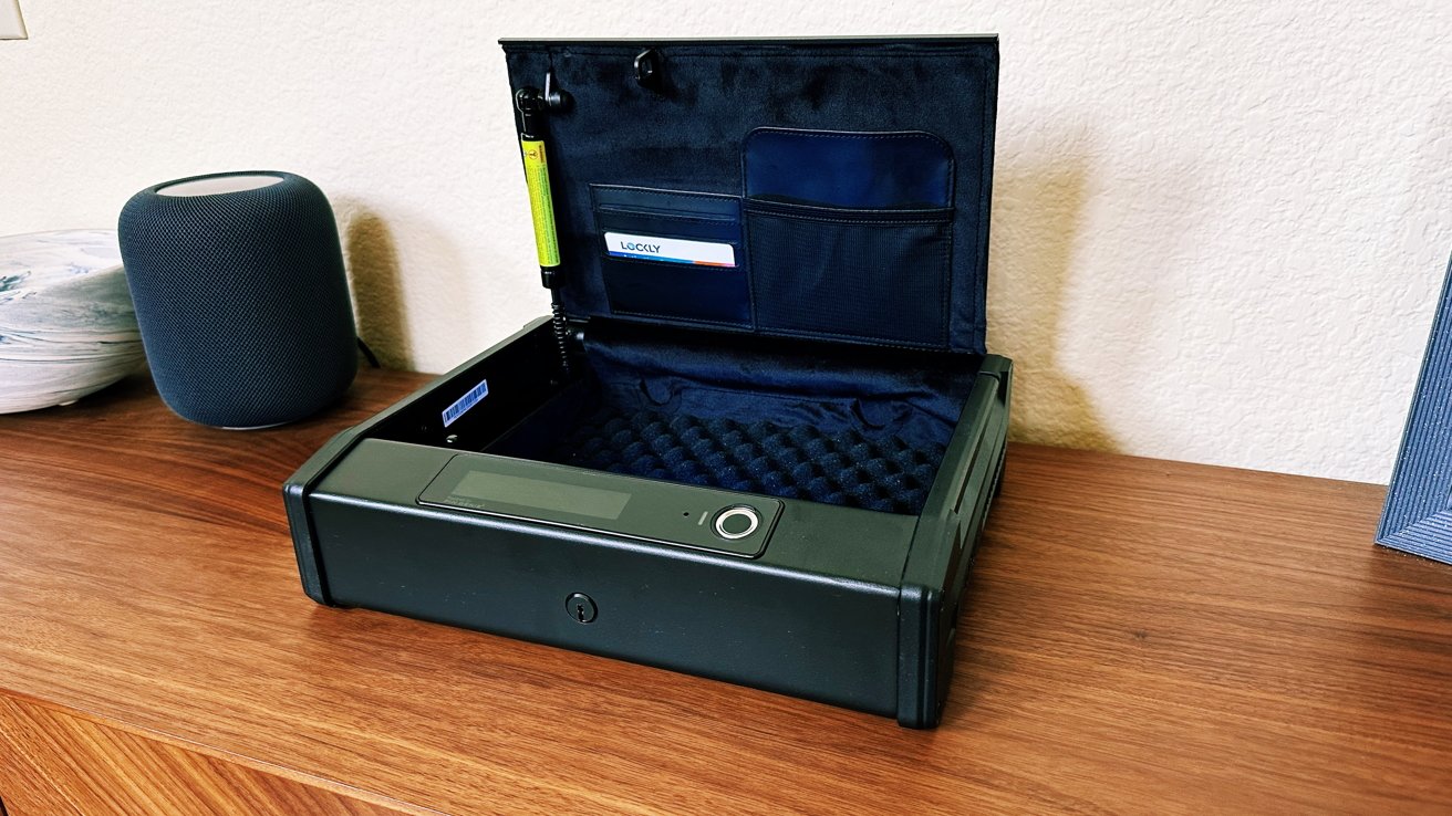 The safe is a compact size