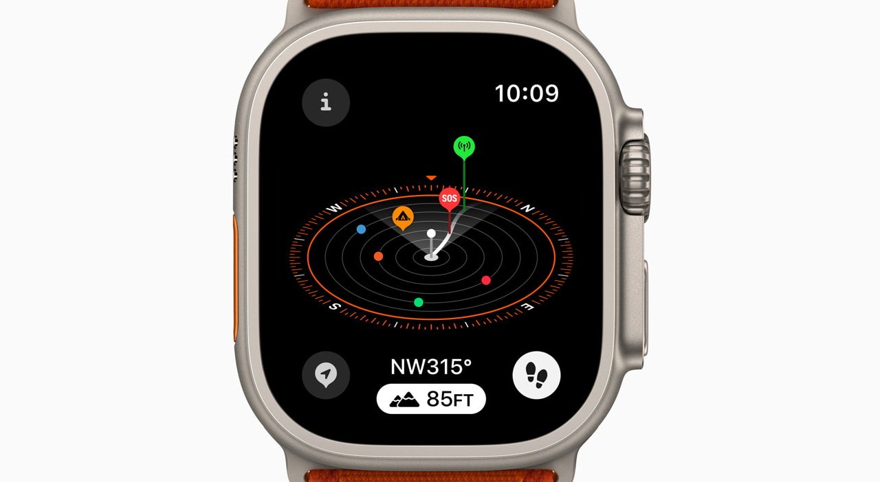 Topographical map in watchOS 10