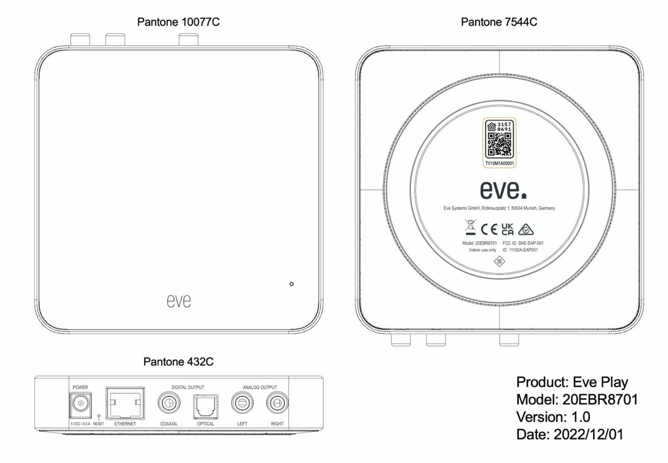 Unannounced Eve AirPlay 2 adapter leaked by FCC following ABB acquisition -  General Discussion Discussions on AppleInsider Forums