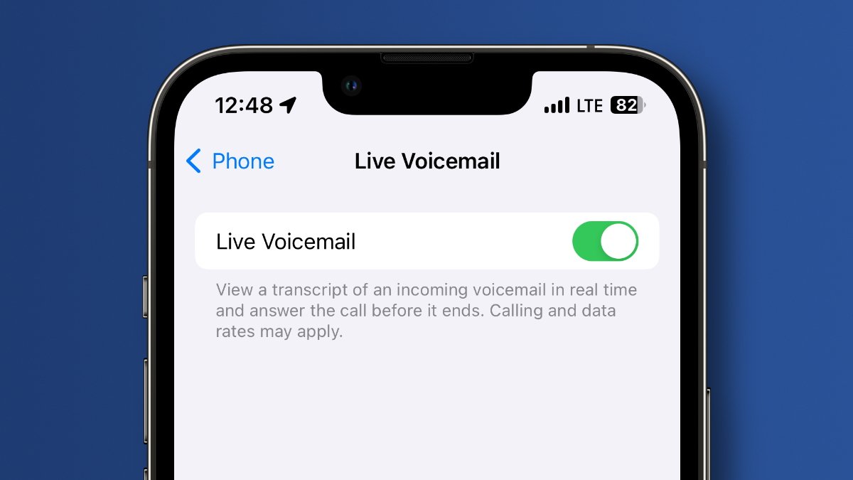 Live Voicemail in iOS 17