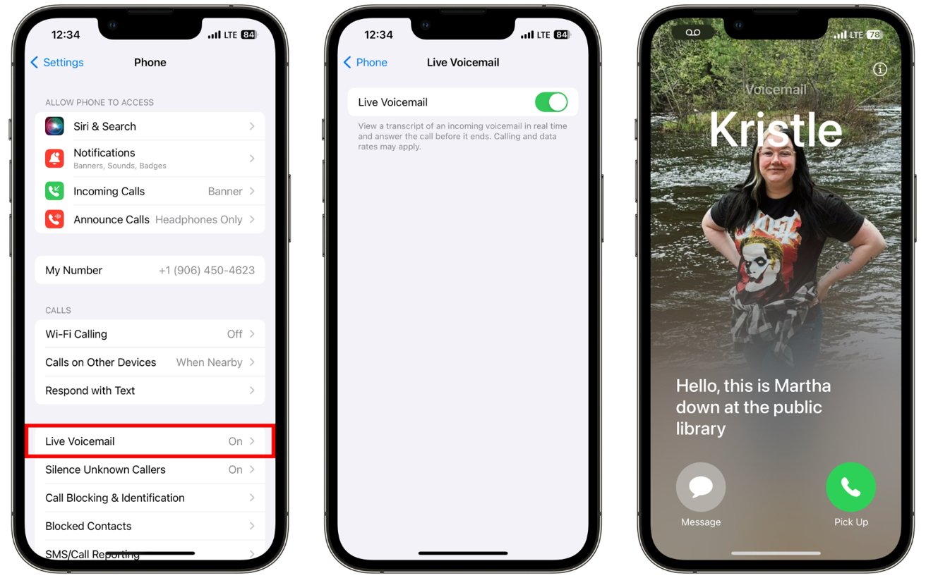 How to use Live Voicemail in iOS 17