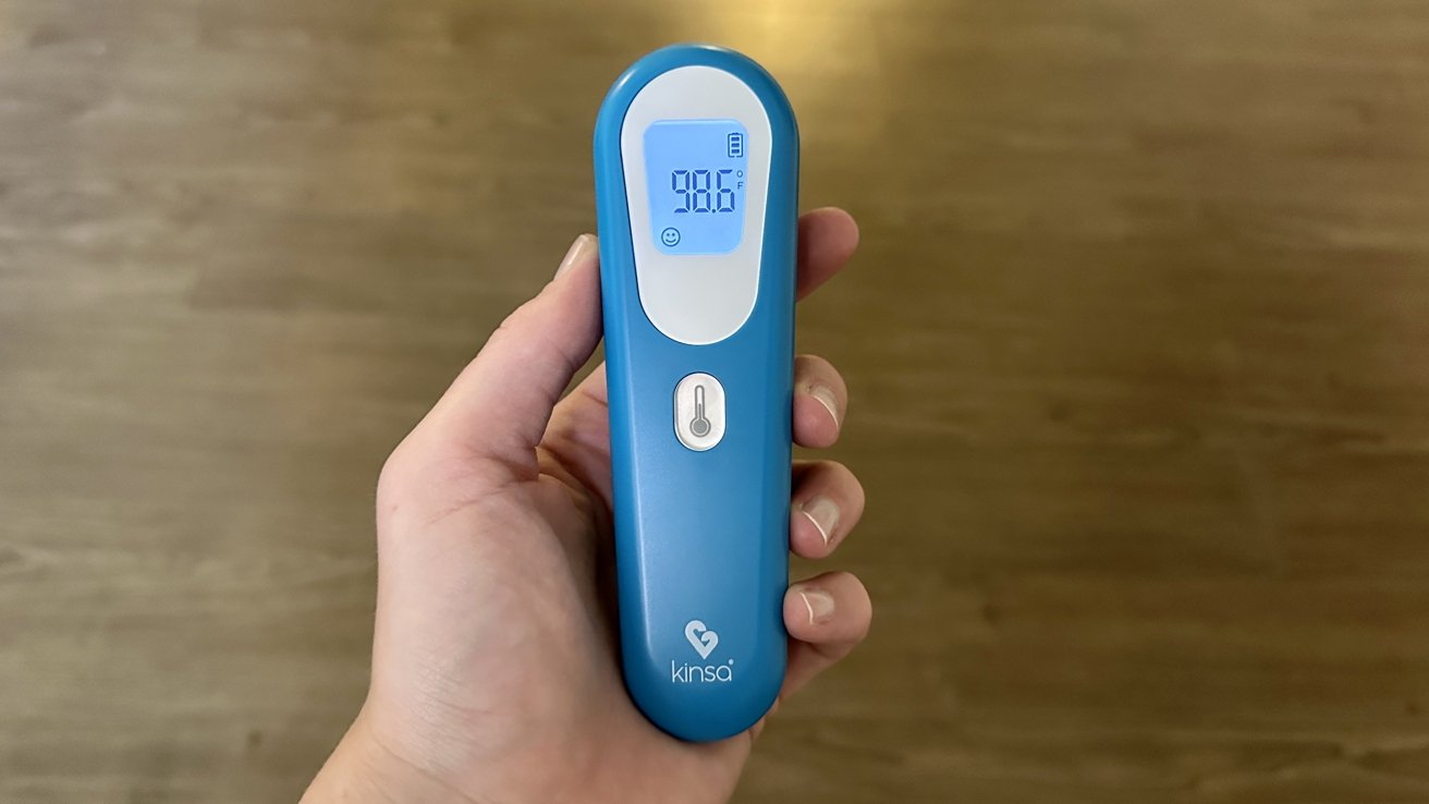 Kinsa Quick Scan Non-Contact Smart Thermometer for Fever, Smartphone App