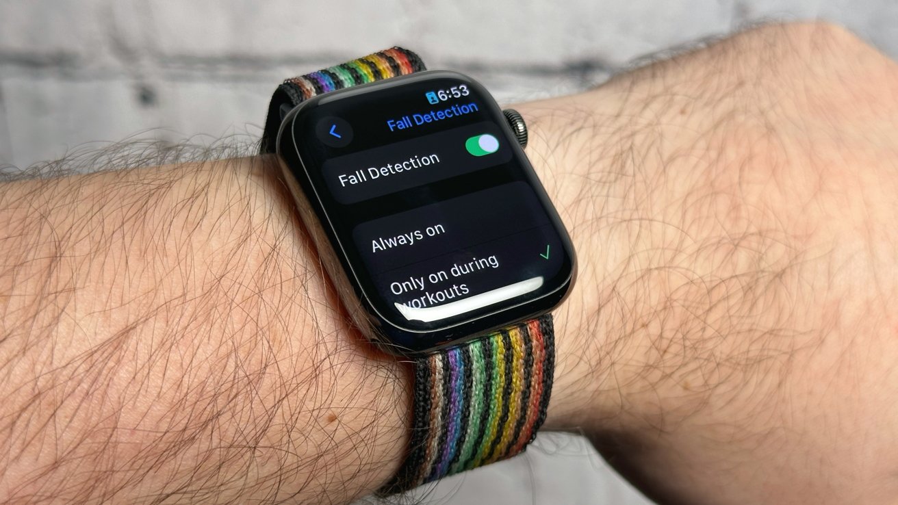 Fall detection on Apple Watch