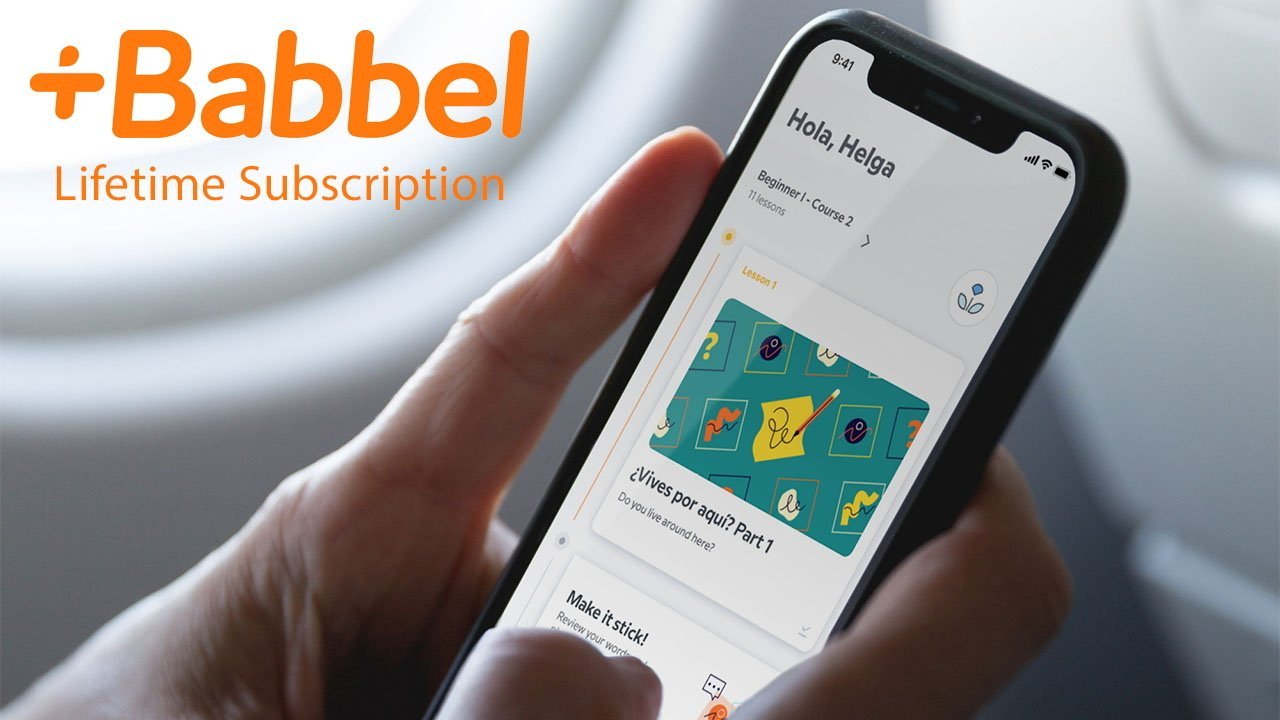 Babbel's lifetime subscription is now 54% off