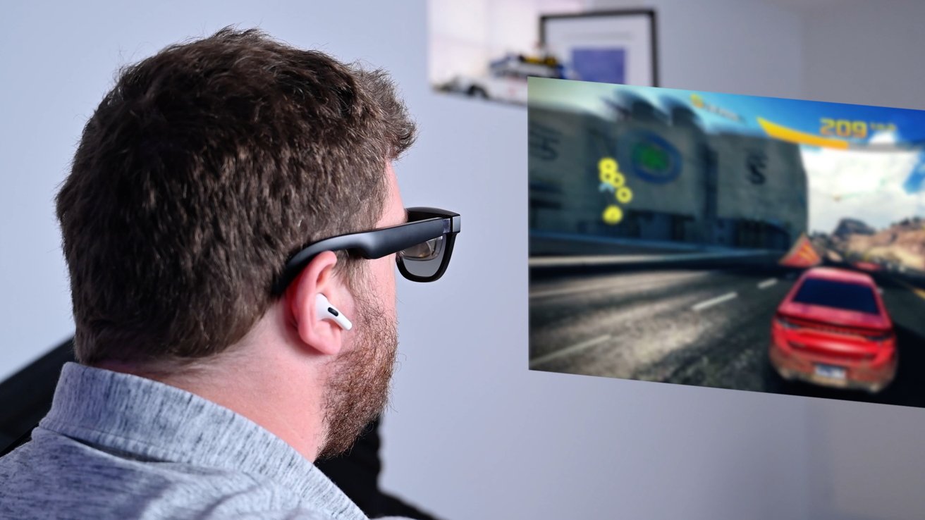Gaming with Xreal Air glasses