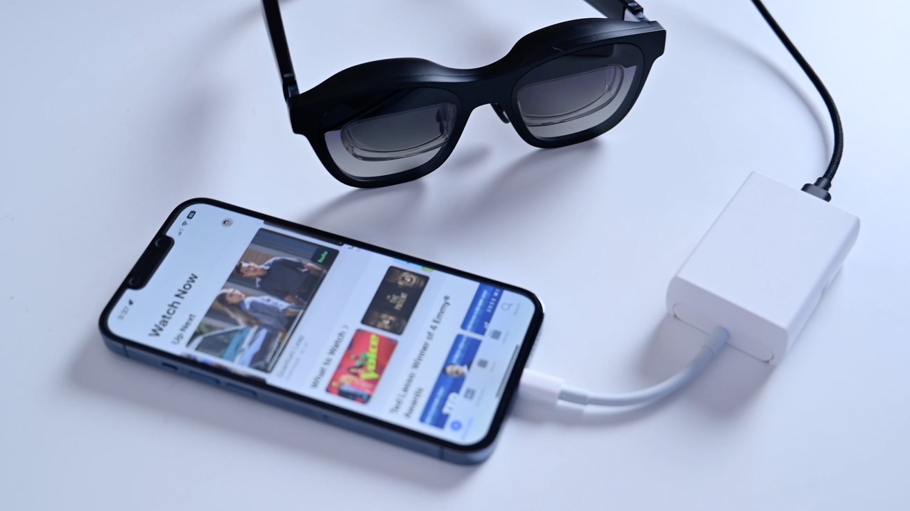Xreal Air glasses work with your iPhone too