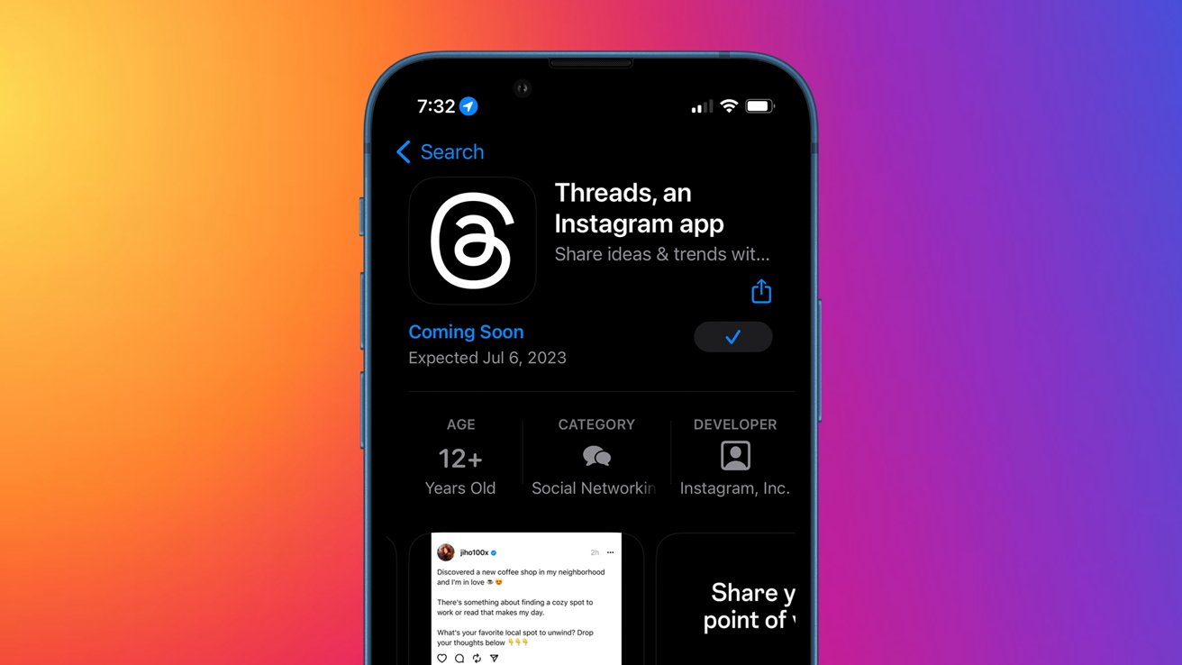 Instagram 'Threads' app now available for preorder on App Store