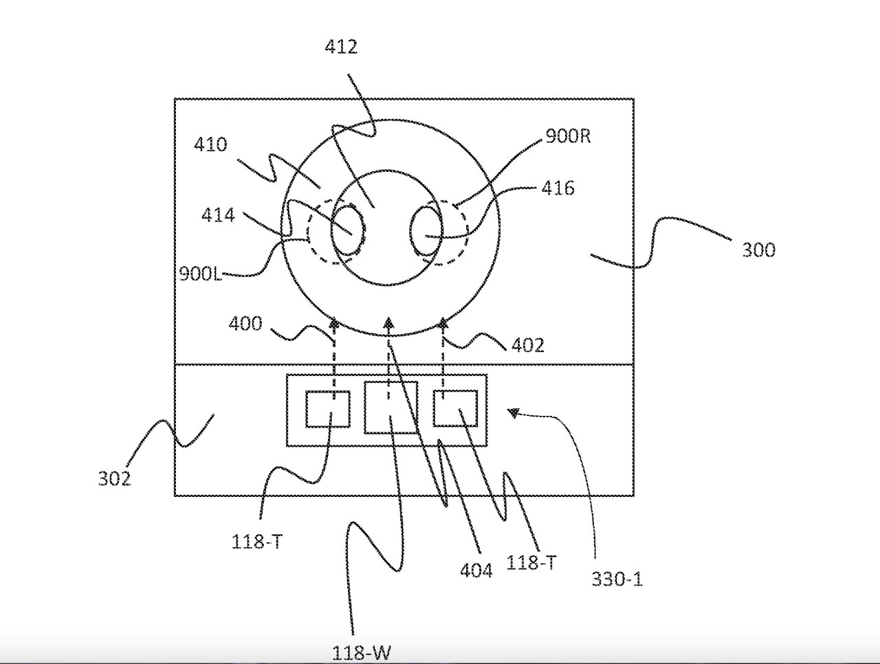 Honestly, it's a diagram of a headrest speaker system