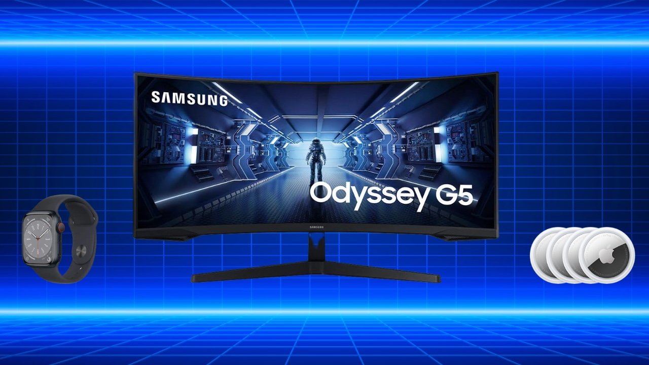Get a Samsung Odyssey G5 Monitor for $400 | Apple Watch and AirTag also on sale