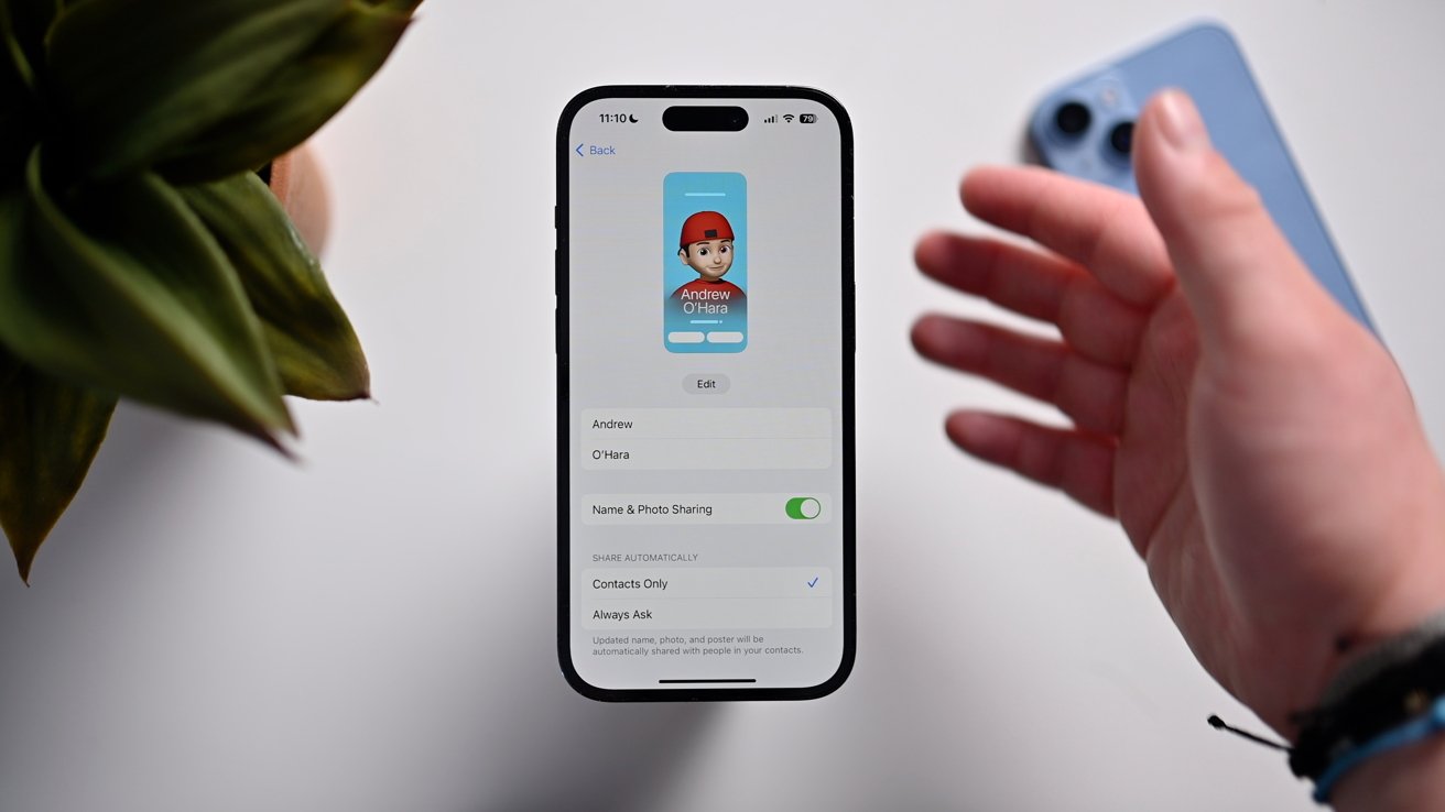 Memoji can be used for Contact Posters