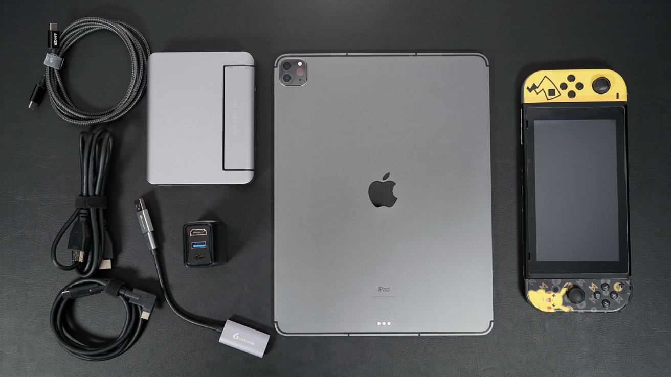 Everything needed for a working iPad-as-a-monitor setup