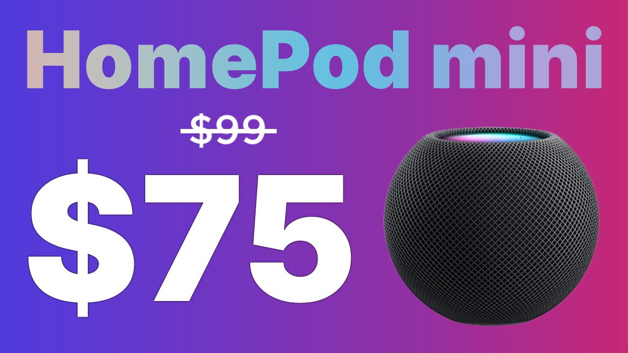 AppleのHomePod mini、74.99ドルに下落（25ドル引き）