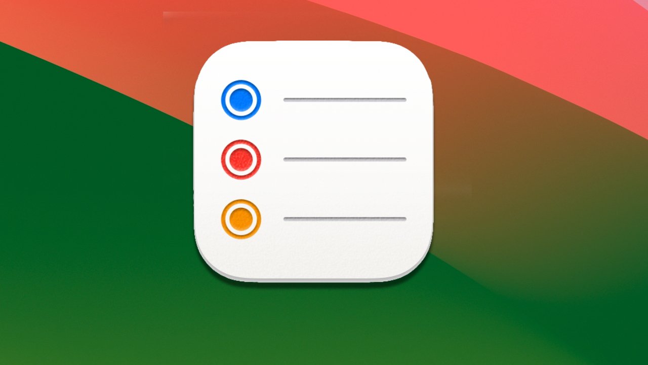 reminders icon mac