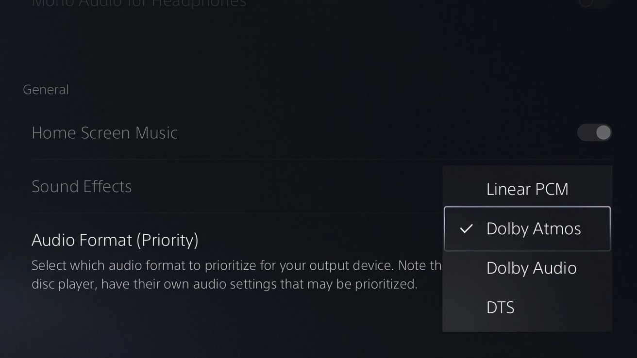 Dolby Atmos in the PlayStation 5 beta
