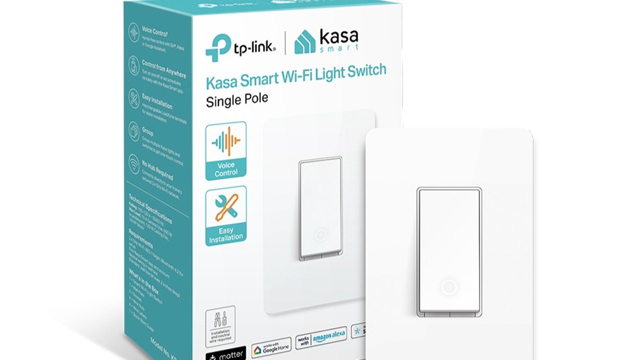 Kasa launches two new Matter-enabled smart light switches