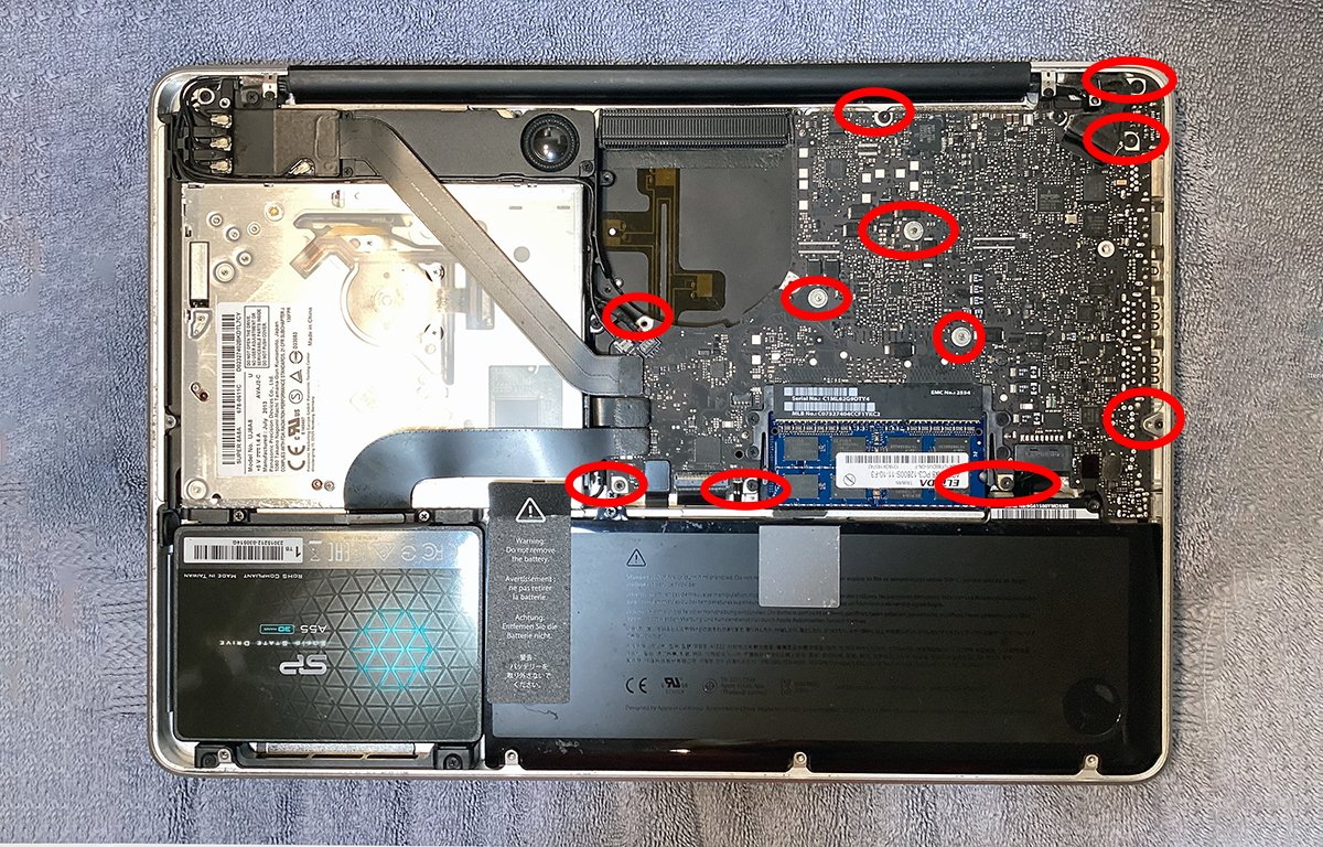 Replacing hard drive hot sale macbook pro 2012