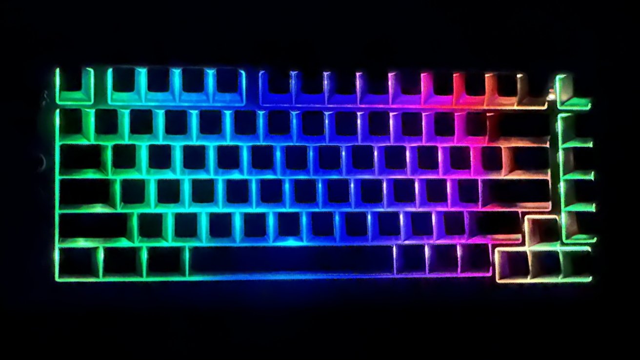 NuPhy Field75 Wireless Mechanical Gaming Keyboard RGB backlit system