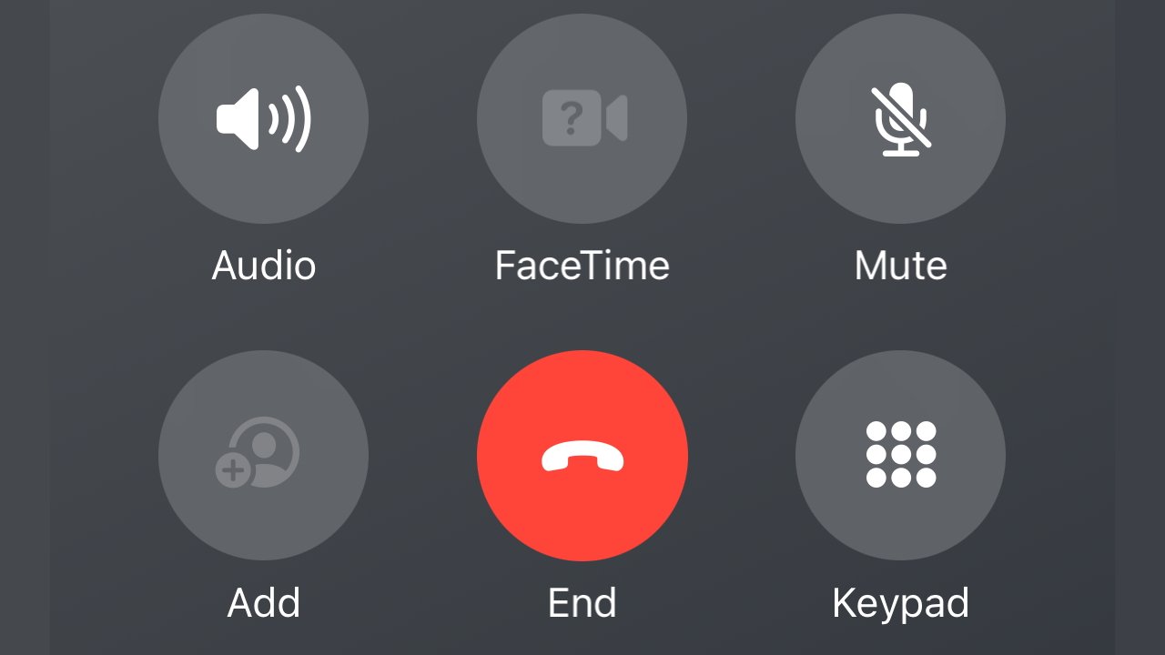 Apple has moved the End Call button back to the center, but keeps the rest of its call changes