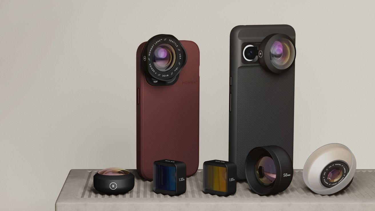 iPhone 15 Pro Max with Moment Lenses