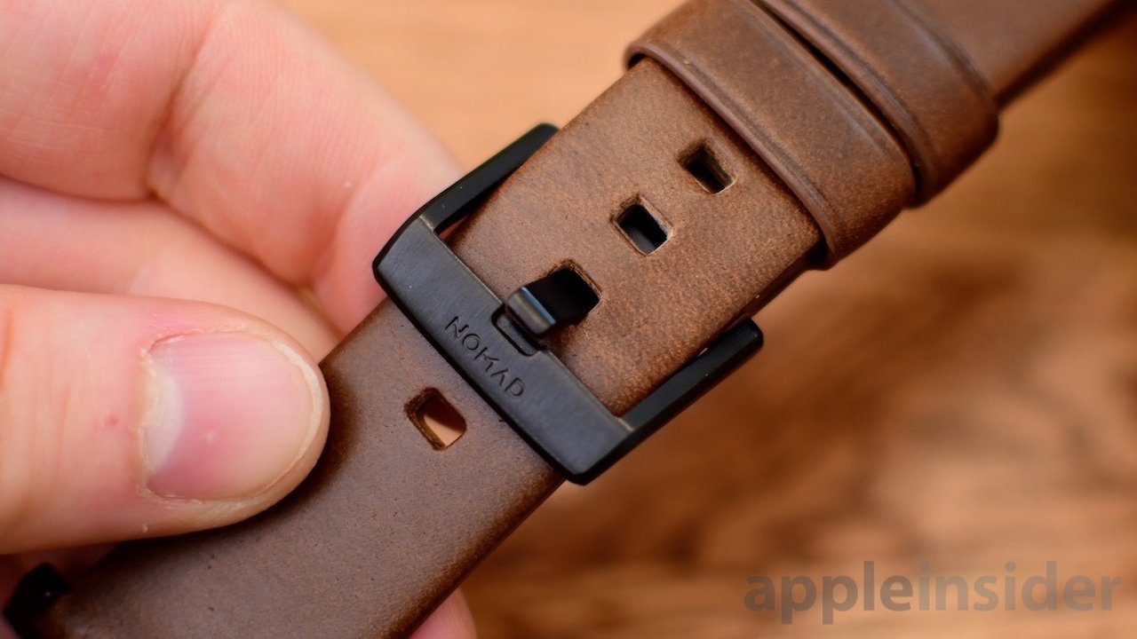 Nomad Horween leather Apple Watch band