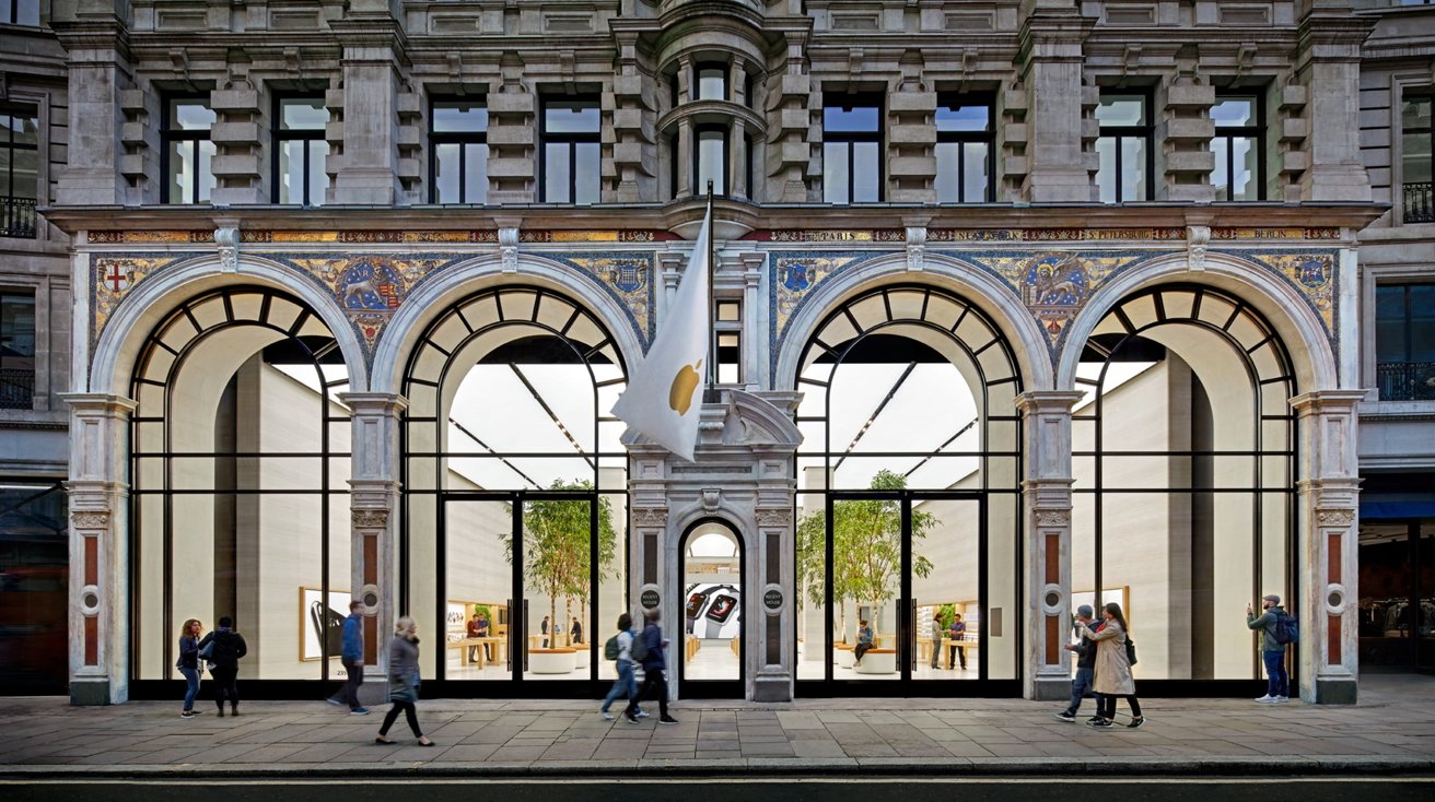 The Apple Store on Regent Street in London