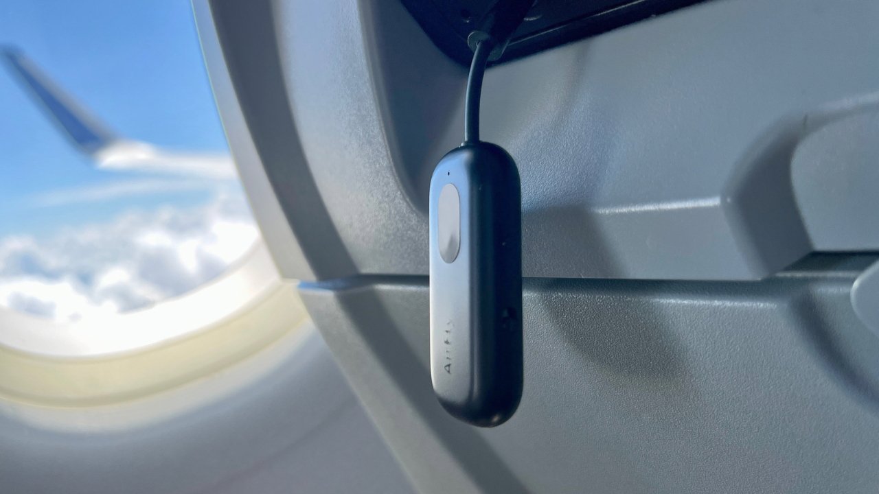 AirFly Duo Bluetooth adapter: Connect wireless headphones to your plane