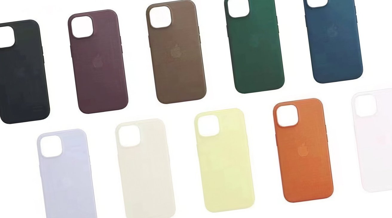 iPhone 15 'FineWoven' cases could ship in 10 colors